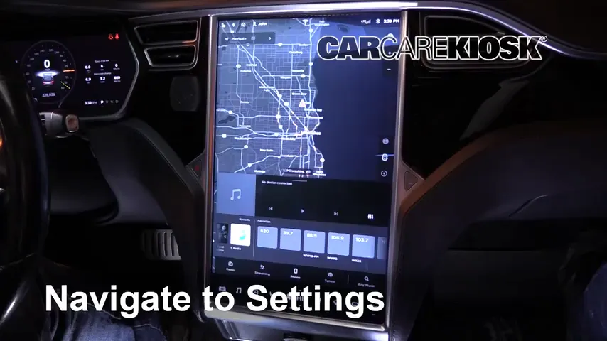 2014 Tesla S Electric Bluetooth Par Teléfono
